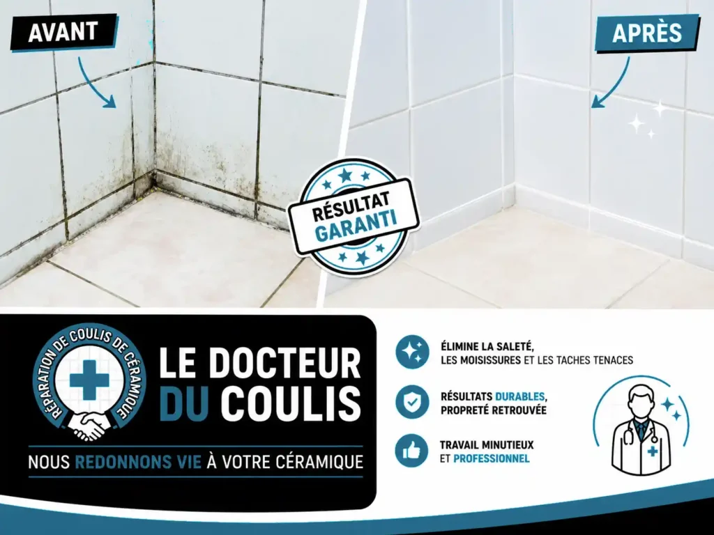 Réparation de coulis de céramique à Montreal