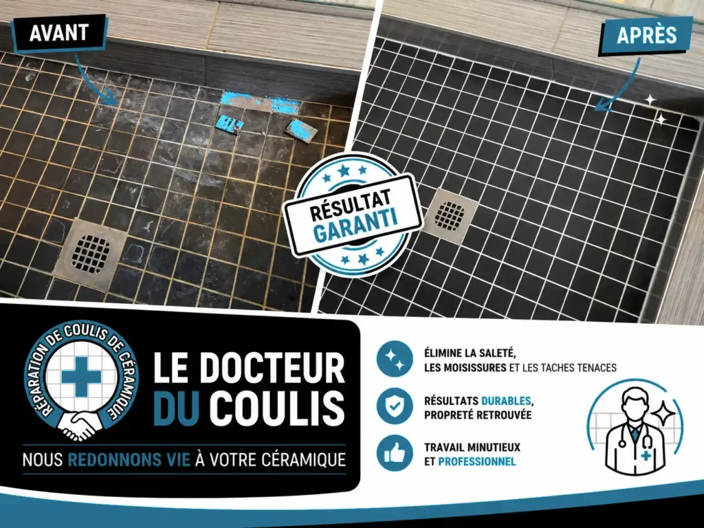 Réparation de coulis de céramique à Châteauguay