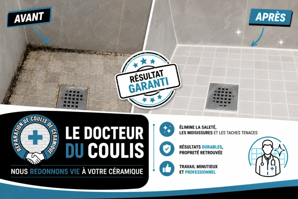 Réparation de coulis de céramique à Trois-Rivières